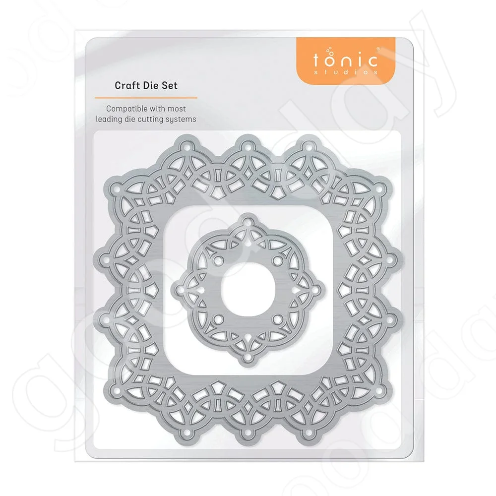 

New 2022 Arrival hot sale Gothic Square Metal cutting Dies Scrapbook Diary Decoration Embossing Template Diy Card Handmade