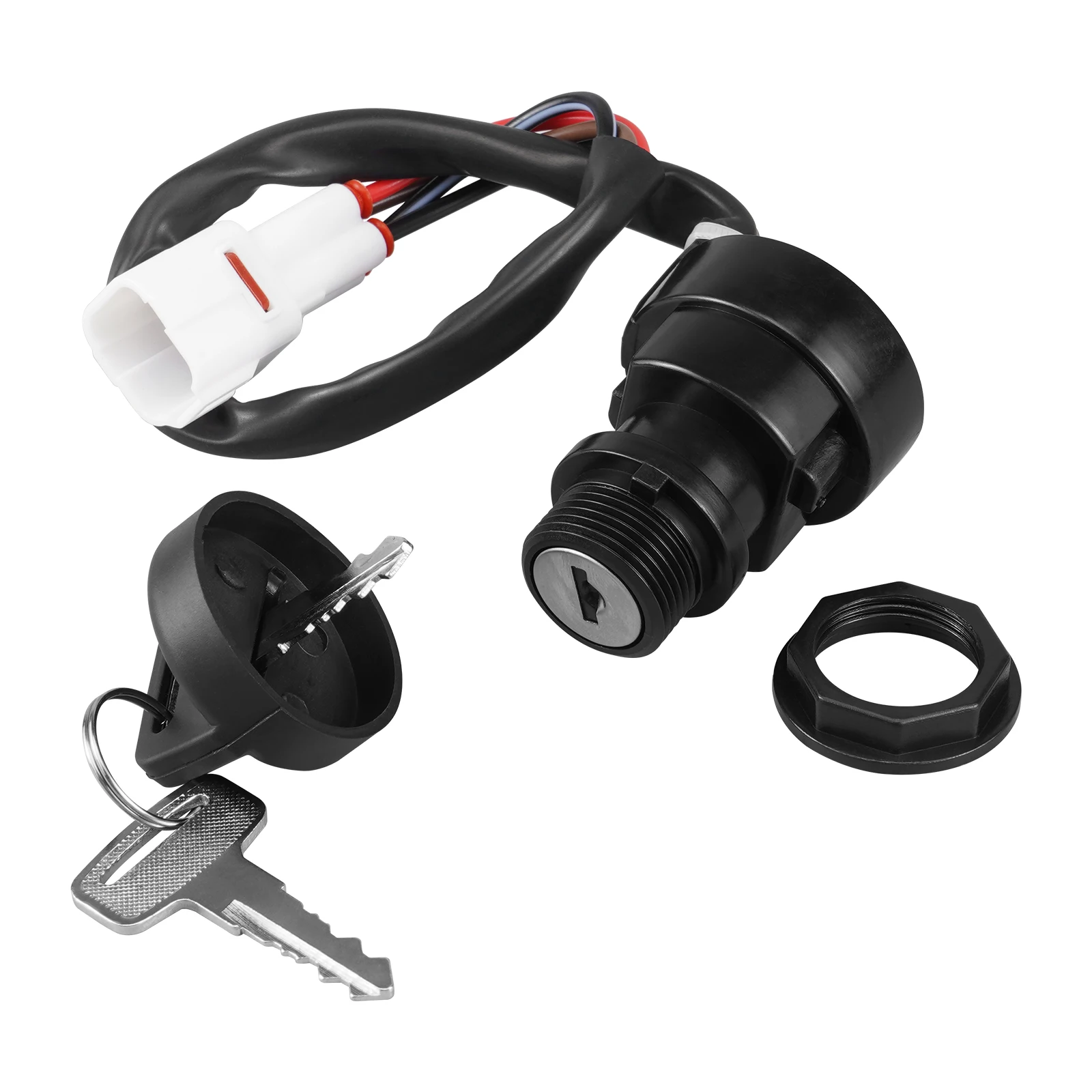 

For Yamaha WARRIOR YFM350 YFM 350 1996 1997 1998 1999 2000 2001 Motorcycle 4 Wires Pins Ignition Key Switch Ignition Switch Kit