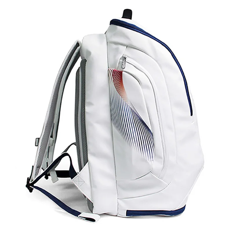 YONEX Artificial Leather Racquet Bag Soft Badminton Backpack For Women Men Match Training Waterproof Tennis Racket Carrying Bag