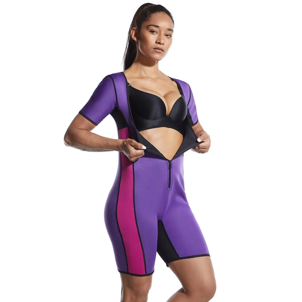 

Neoprene Sauna Shapewear For Women Shaping Bodysuit Suit Yoga Fitness Adjustable Straps Sweating Waist Trainer Corset