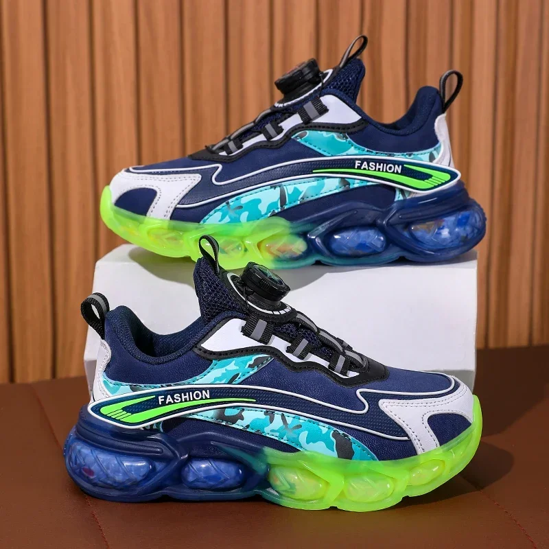 Детские осенне-зимние теннисные баскетбольные повседневные кроссовки для