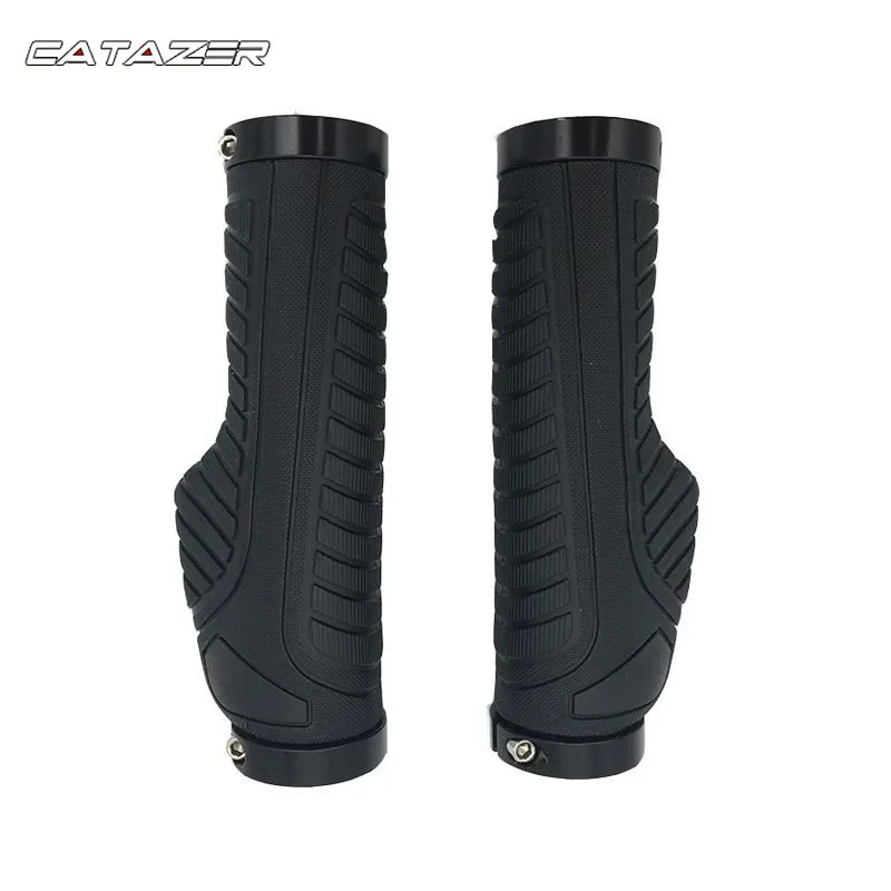 

Bicycle Grips MTB Bike Handlebar Grips End Bar Cycling Parts TPR Rubber Black Color Mountain Bicycle Bar End Grips 1 Pair