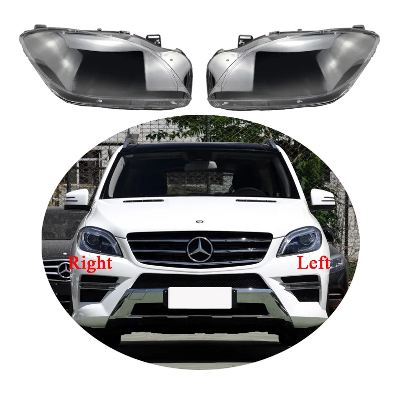 

Car Front Headlight Cover Glass Lamp Caps Lampshade Lens Shell For 2012~2015 Mercedes-Benz W166 ML300 ML350 ML400 ML450 ML500