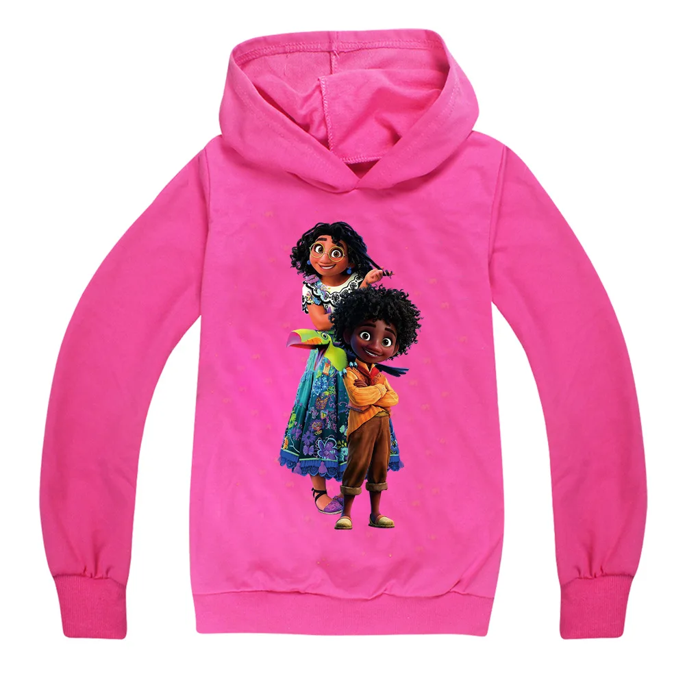 

Encanto Hoodie Kids Clothes Boys Fashion Hooded Top Sweatshirt Baby Girls Sport Hoodie Children Printed Sleeves Clothing