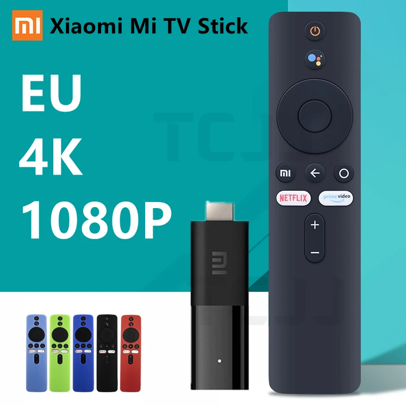 

Xiaomi Mi TV Stick 4K 1080P Android TV RAM 8GB ROM Wifi Google Assistant Bluetooth Smart TV Dongle Global Version Mi TV Stick