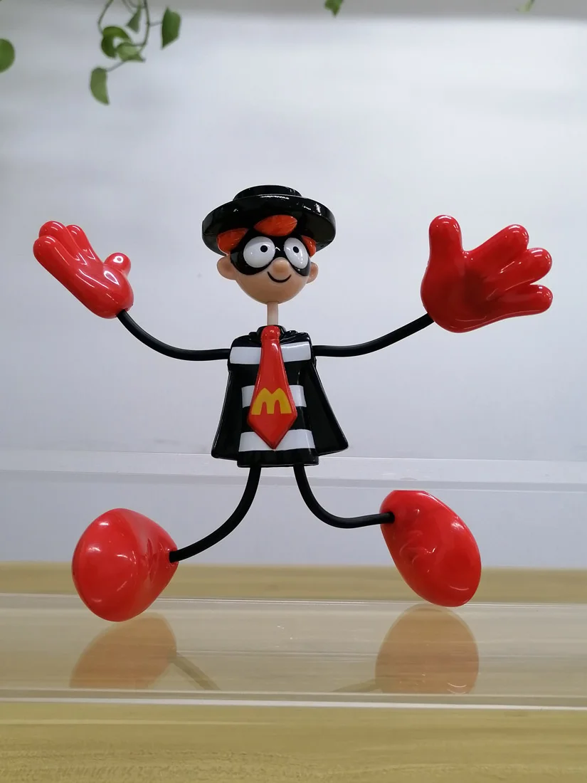 Mcdonaldss Bendable Hamburglar Doll Cartoon Action Figure Collection Baby Kids Gifts Play Games Funny Toys