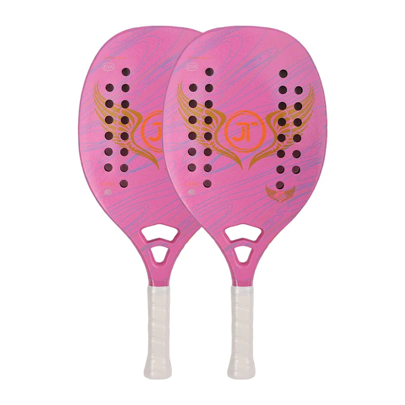 2022 Beach Tennis Racket full carbono Fiber Rough Face Tenis Professional Racket Beach Tennis Raquete Beach Tennis with Bag