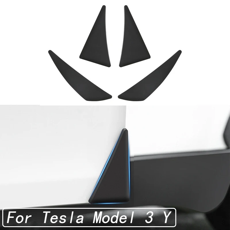 

Car Door Protector Strip For Tesla Model 3 Y Door Corner Guard Scratch Protector Auto Accessories Crash Blade Anti-collision