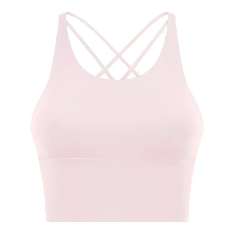 New Beauty Back Sports Bra Women's Backless Fitness Yoga Thin Suspender Vest Top.