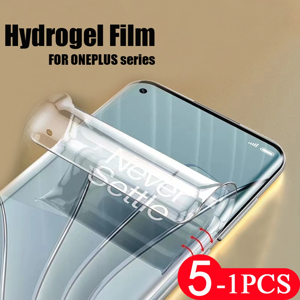 

5/3/1Pcs cover For Oneplus 10R 11R 10 9 8 pro 10T 9RT 9E 9R 8T plus ACE racing 9D screen protector hydrogel film protective film