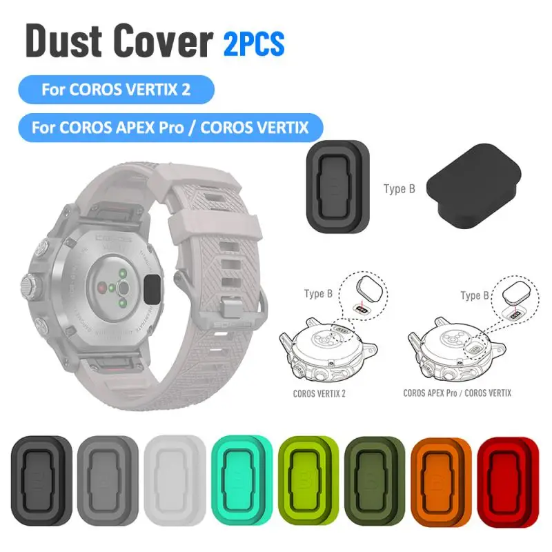 

B Type Plug Cover For Coros APEX 42mm 46mm PACE2 Apex Pro VERTIX VERTIX 2 Dustproof Charging Port Dustproof Watch Accessories