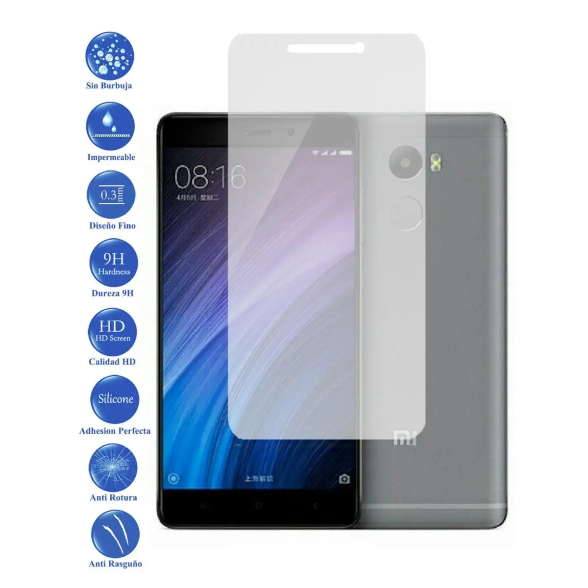 Tempered glass screen Protector for Xiaomi Redmi 4A 4X 5 6 6A 7 Go Plus