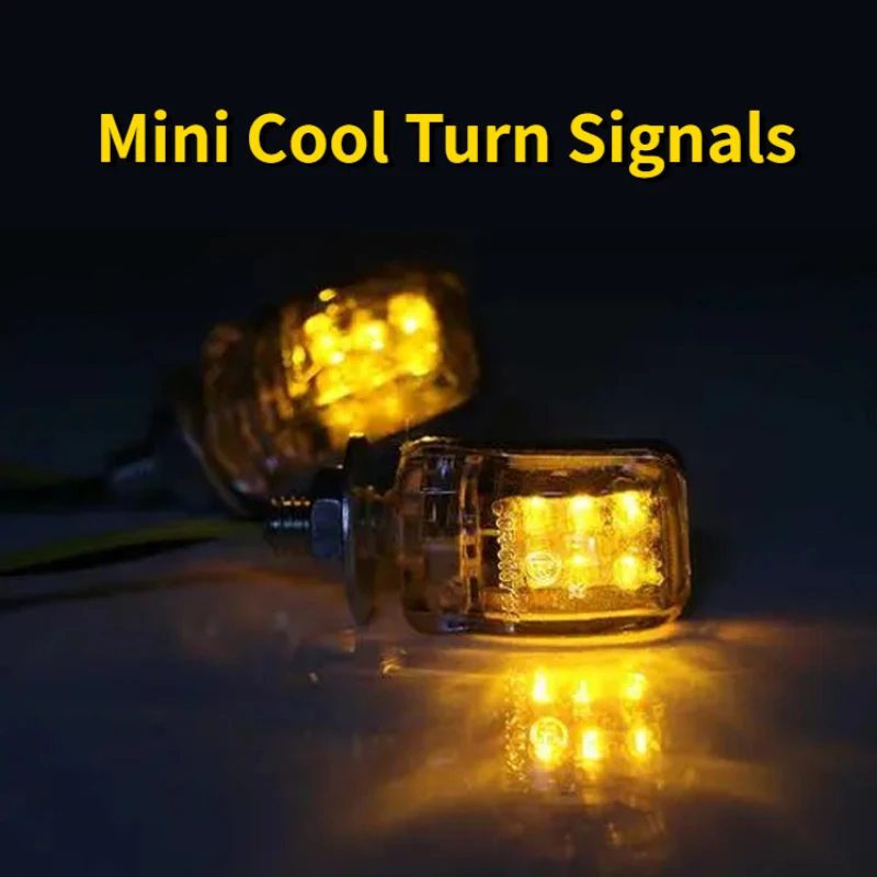

Motorbike Accessories Led Turn Signal Light Direction Car Universal Modification Waterproof Transparent Motorcycle Turn Signal