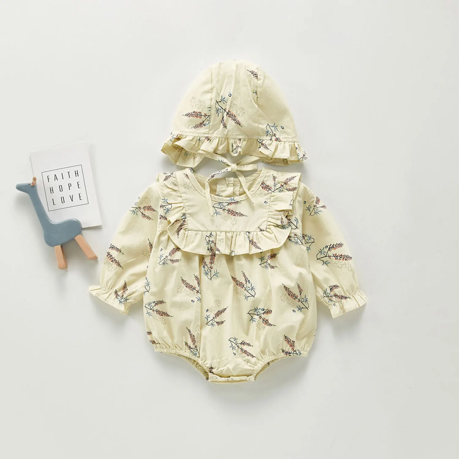 

2021 Autumn Baby Clothing Toddler Girls Bodysuits Baby Girl Floral Suit Infant One Piece Jumpsuit Baby Girl Clothes Rompers