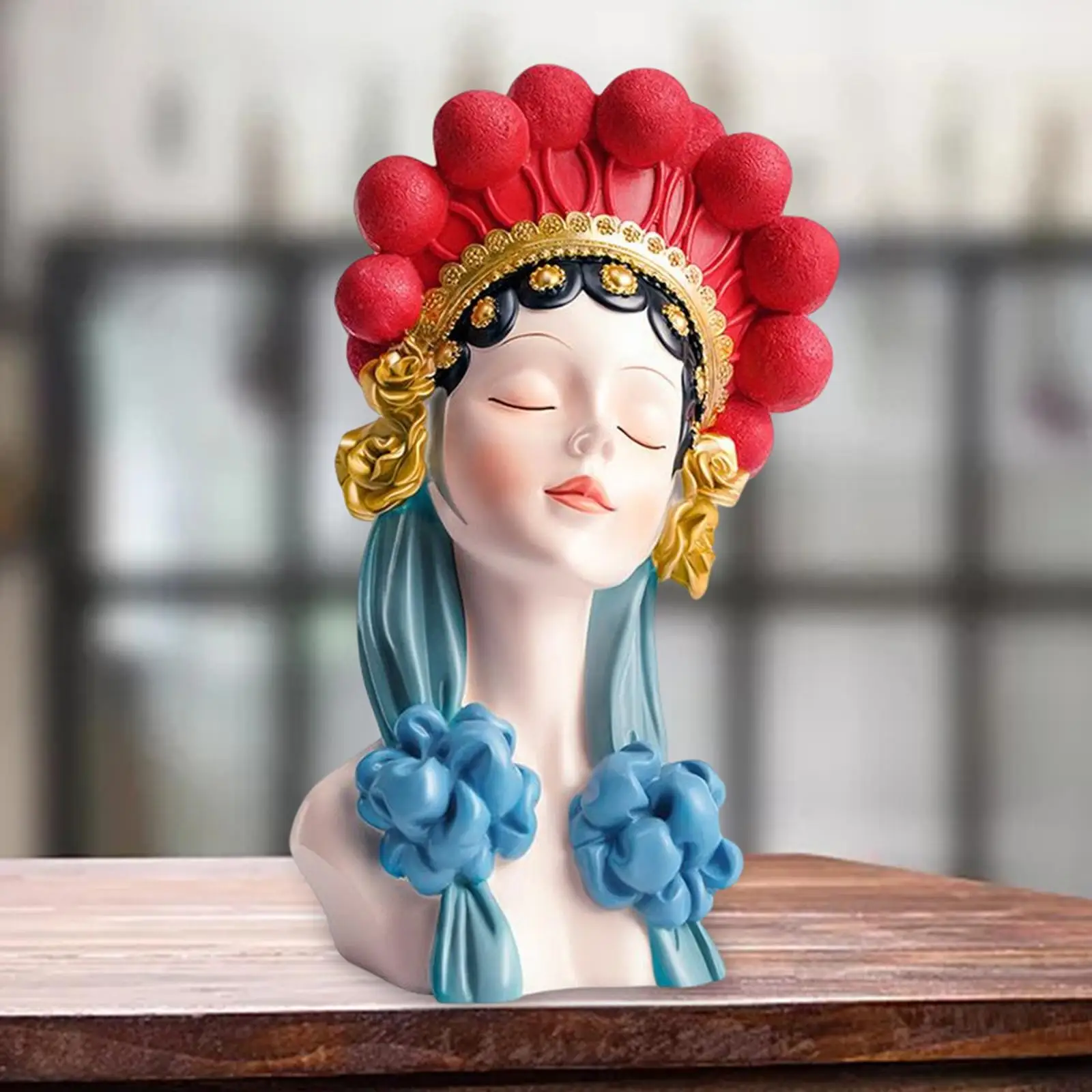 

Opera Girls Statue Ornament for Bookshelf Living Room Decoration