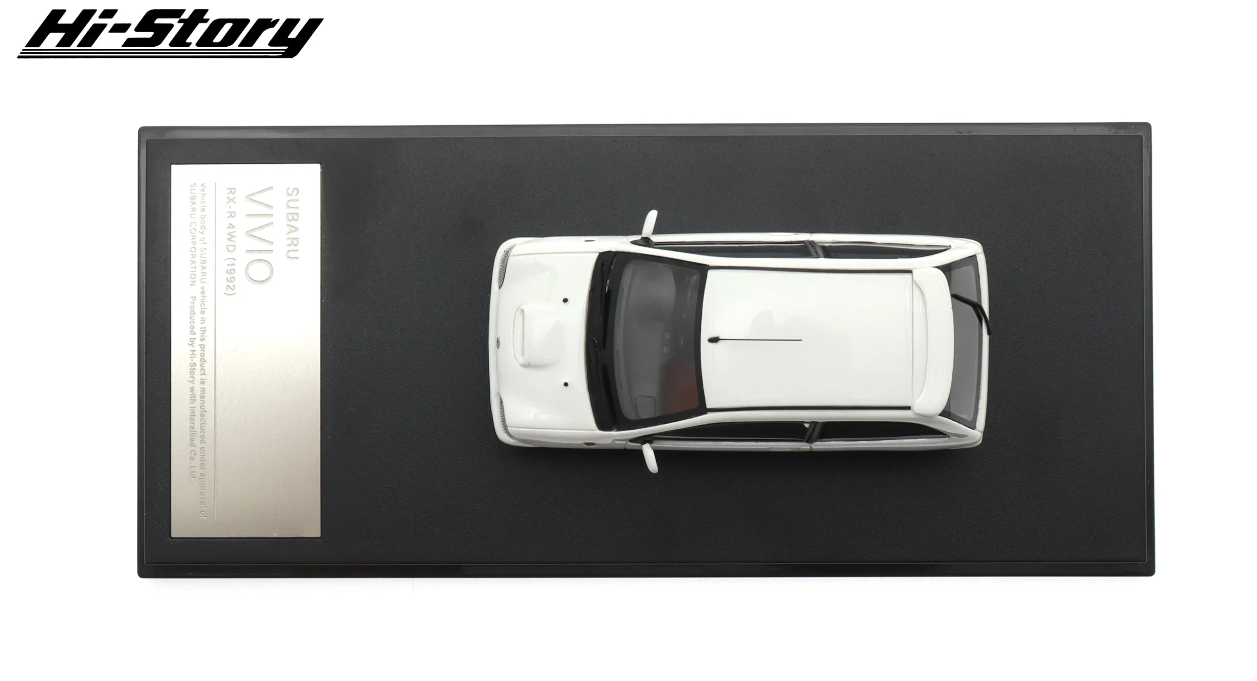 Бренд Hi Story масштаб 1:43 для J-43590 SUBARU VIVIO【 RX-R 4WD(1992)】Высокая коллекция имитаций