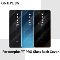 for oneplus 7tpro back battery cover door rear glass oneplus 7t pro battery cover 17t pro housing case camera lens