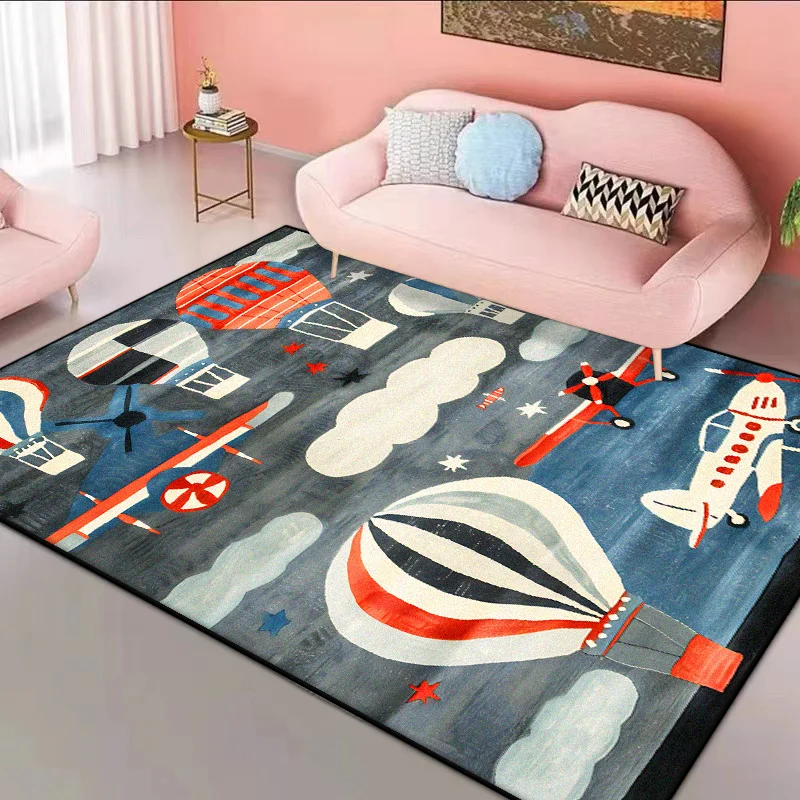 

Розовый плюшевый ковёр для детской