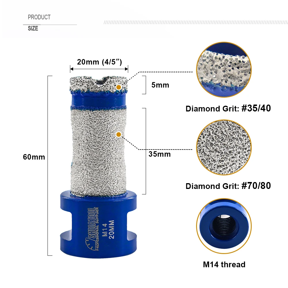 Рисунок 2 - Алмазные шлифовальные сверла SHDIATOOL