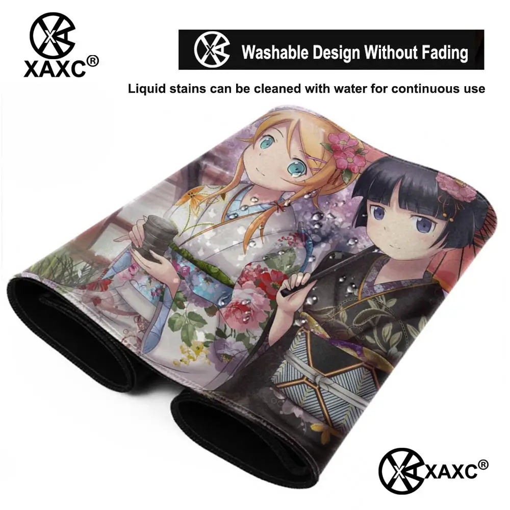 Коврик для мыши Anime Oreimo XAXC, большой коврик для клавиатуры и мыши, нескользящий резиновый игровой коврик для мыши, коврик для ноутбука (art.: 3920da26e76a6) - 3920da26e76a6