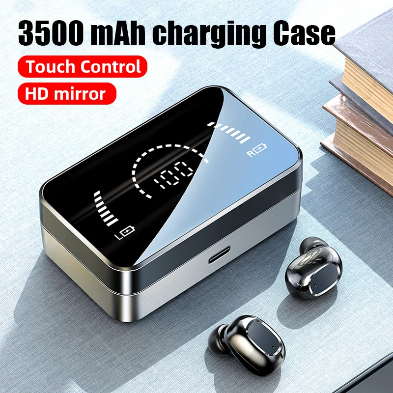 

2022 new BH315 TWS Bluetooth 5.0 Wireless Earphone 9D Stereo Sport Waterproof 3500mAh charging case earplug with microphone