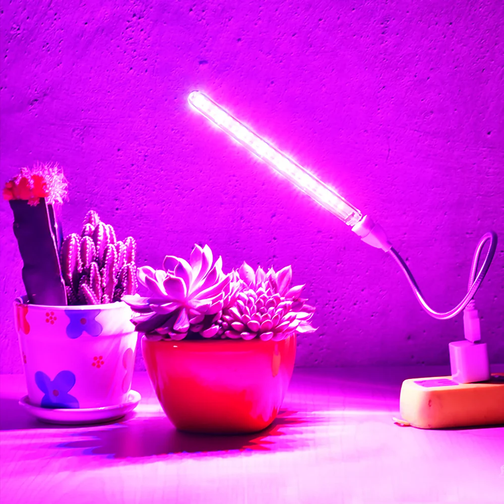 

LED Grow Light Seed Starter Trays Greenhouse Growing Lamp Phytolamp for Indoor Plants Germinating