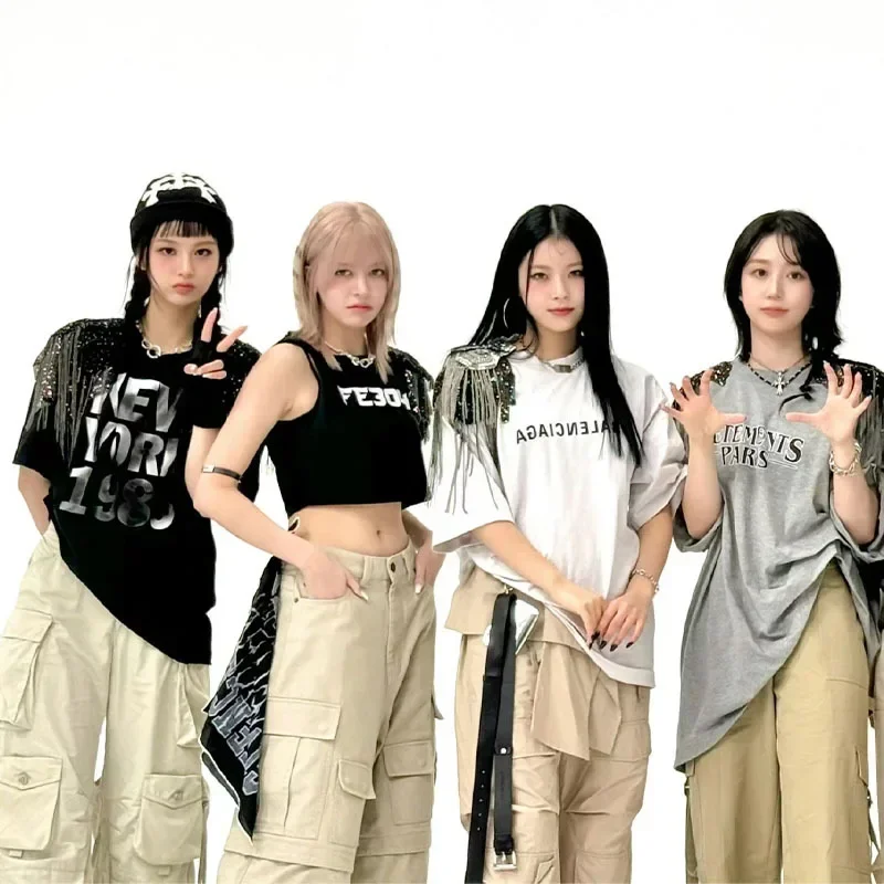 Фото KPOP NMIXX Fe3O4: BREAK Album Негабаритная женская/мужская толстовка с капюшоном Уличная одежда Пуловер в стиле хип-хоп Куртка с капюшоном Одежда K-POP №4