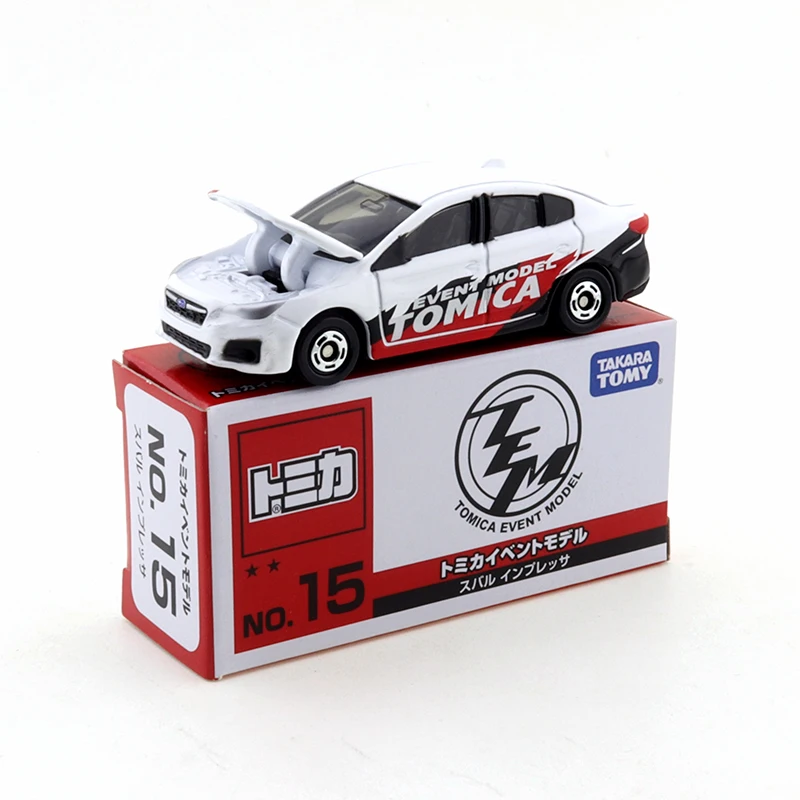 

Takara Tomy Tomica Event Model Exclusive Diecast Model Car No.15 SUBARU IMPREZA Alloy car model Toy racing car