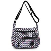 nylon women floral messenger bags small purse shoulder bag female crossbody bags handbags high quality mommy bolsa