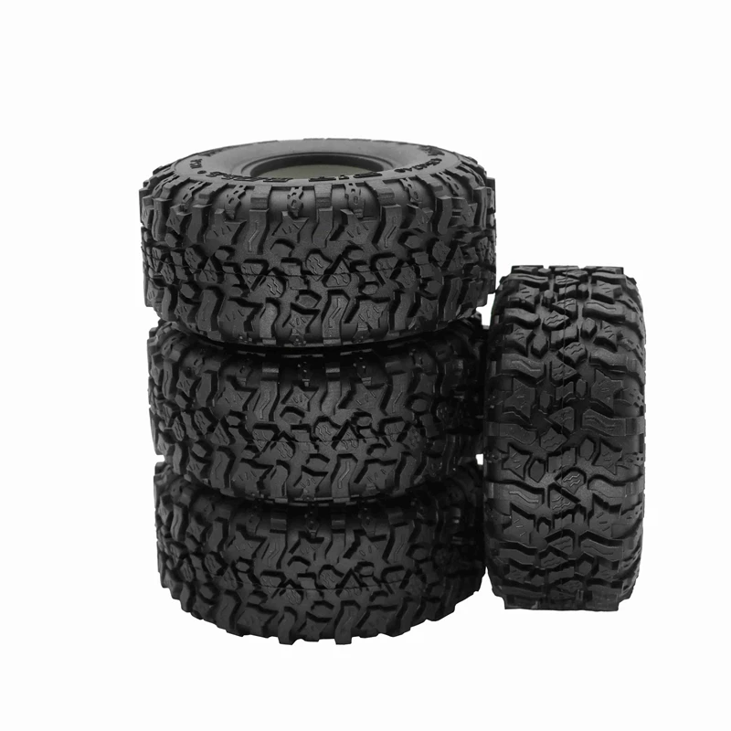 

8PCS 120MM 1.9Inch Rubber Tyres Wheel Tires For 1/10 RC Rock Crawler Axial SCX10 90046 AXI03007 Traxxas TRX4 TF2 D90