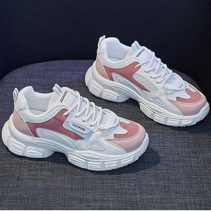 

Women's Tennis Platforms Sneakers Spring Sports Running Shoes Woman Trainers Breathable Athletic Shoe Zapatillas De Deporte