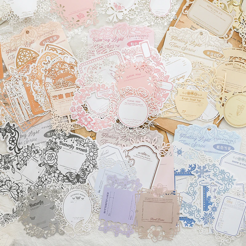 12 упаковок/лот серия Floating Light Overture милый ретро декоративный бумажный блокнот для