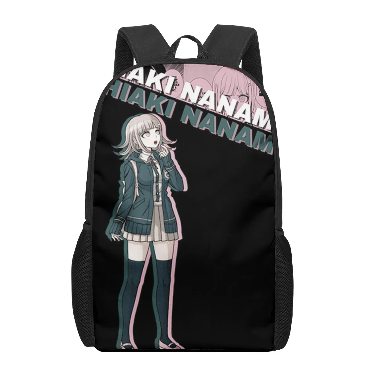 Nanami ChiaKi Danganronpa 2021 School Bags Fashion Print Backpacks For Teenage Boys Girls Schoolbag Book Bag 16 Kids Backpack