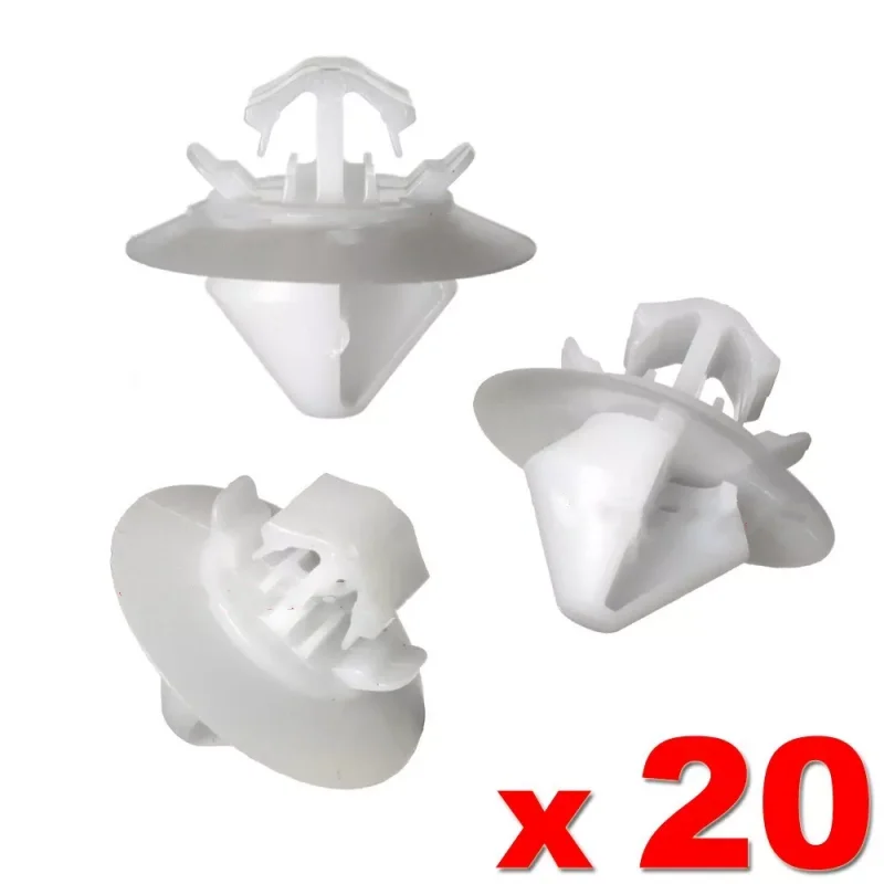 

20 шт., зажимы для молдинга боковой двери, подходящие для Citroen, пластиковая полоса с отбойником 856560