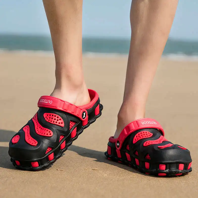 

Slippers Be At Home Safty Rubber Flip-Flops Shockproof Shoes For Man Large Brand Men's Sandals 2022 Designer Luxury 2021 Tennis