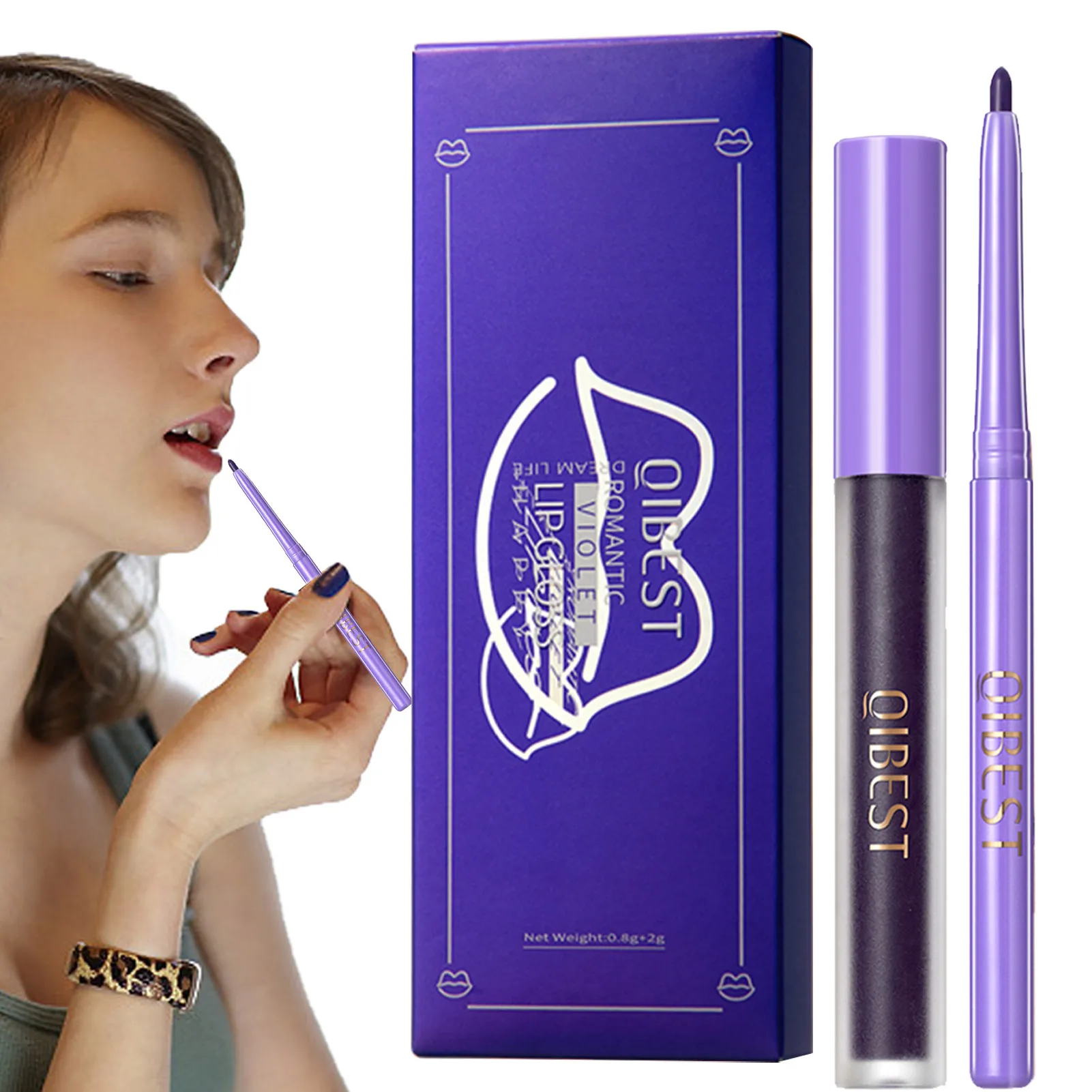 

Liquid Lipsticks Lip Liner Set Velvety Nude Lipliner Lip Gloss Make-Up Kits Long Lasting Lipstick Waterproof Matte Liquid Gloss