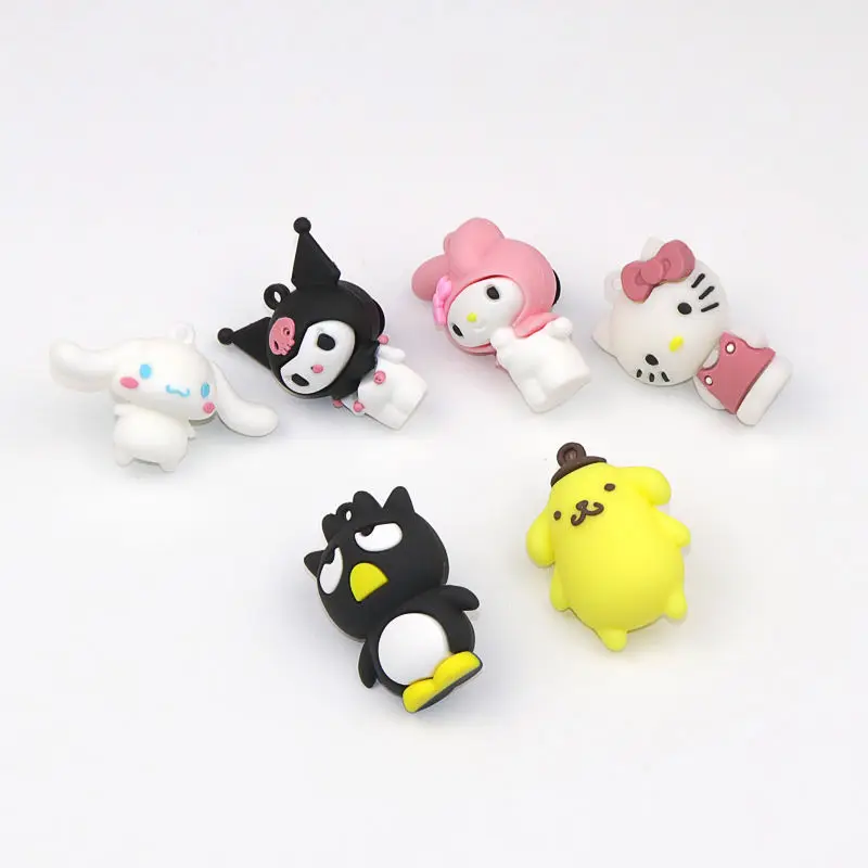 

Sanrio My Melody Cinnamoroll кроссовки с пряжкой Kuromi Hello Kitty милые Мультяшные кавайные аниме туфли с пряжкой для девочек подарок на день рождения