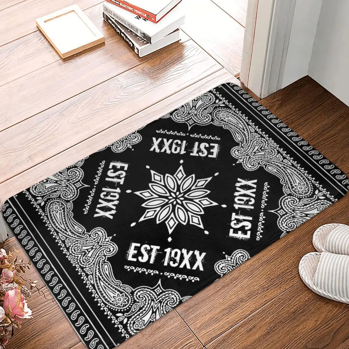 

Art Kitchen Non-Slip Carpet Machine Gun Kelly Mug Living Room Mat Entrance Door Doormat Floor Decor Rug