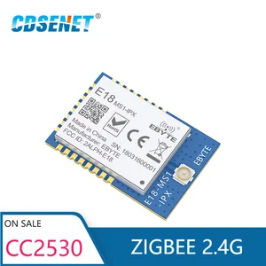Беспроводной РЧ-модуль Zigbee CC2530, 2,4 ГГц, CDSENET E18-MS1-IPX, 2,4 ГГц, беспроводной передатчик и приемник с последовательным портом, SOC Zigbee