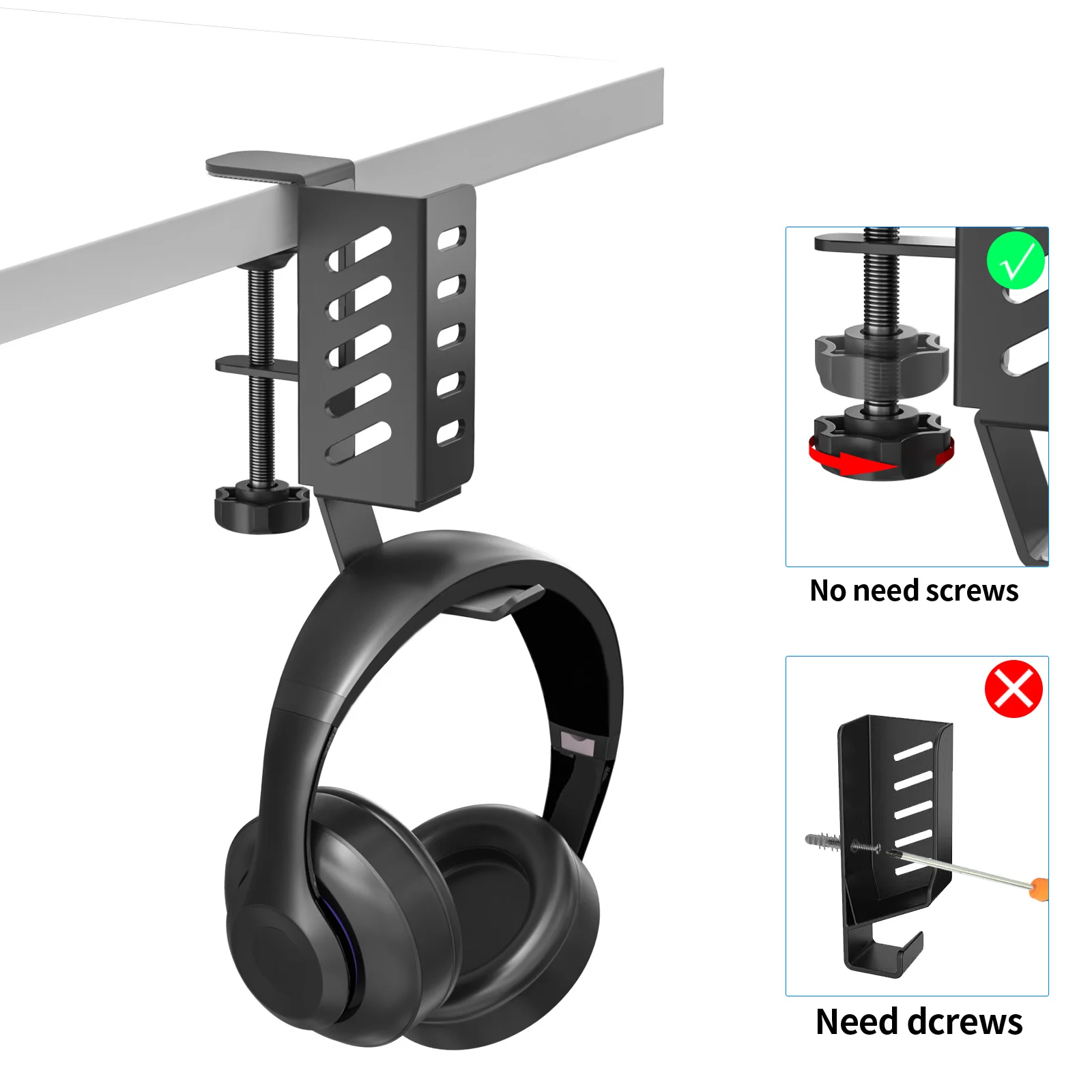 Регулируемое боковое хранилище подставка под стол держатель для ноутбука с