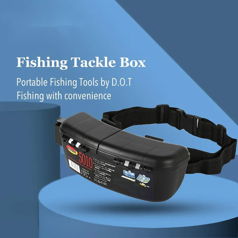 

Portable Carp Fishing Tackle Box Fishing Lure Box Fishing Waist Belt Bag Fishing Accessories Fishing Tools Organizer
