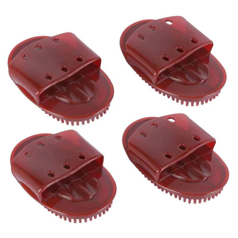 

4PCS Soft Cellulite Body Massager Brush Glove Anti Cellulite Slimming Relaxing Scrub Massager Bath Spa