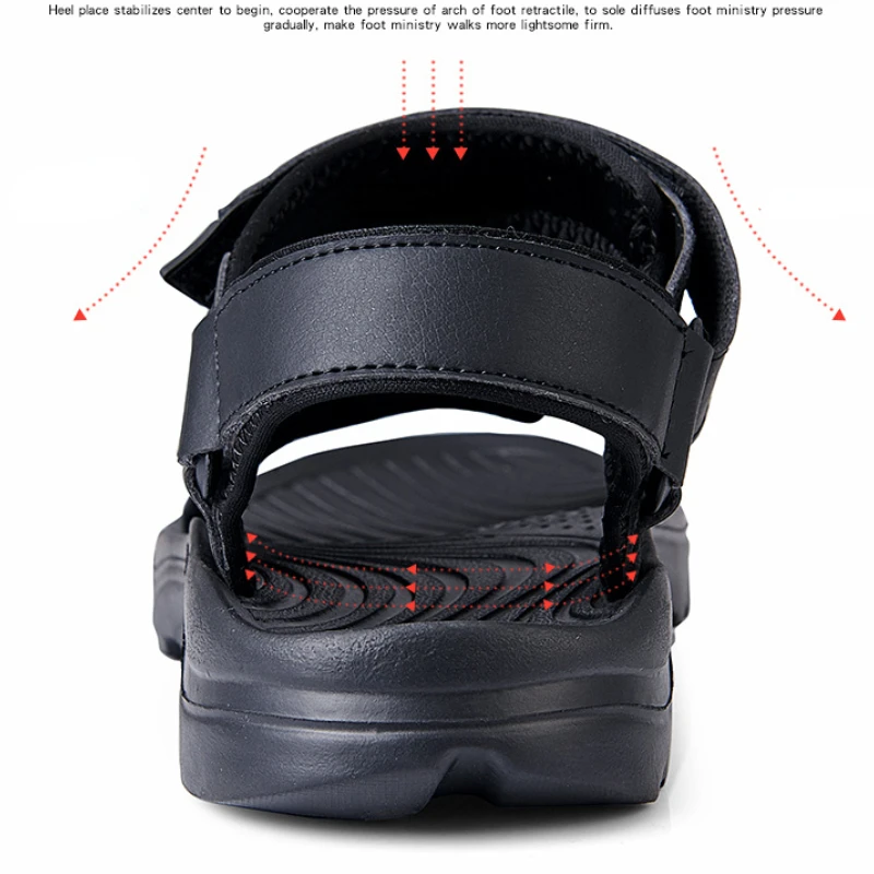 Мужские сандалии для пляжа и отдыха уличные удобные нескользящие кроссовки