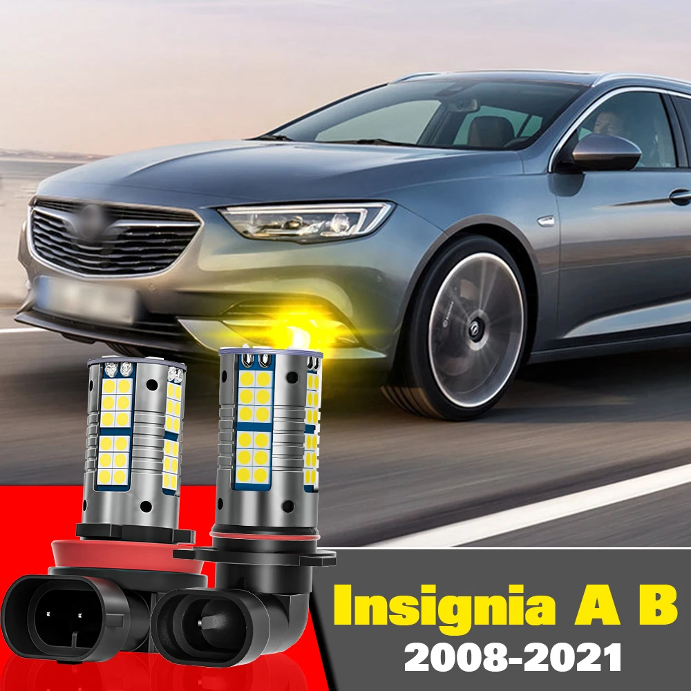 

For Opel Insignia A B Accessories 2008-2021 2011 2012 2013 2014 2015 2016 2017 2018 2019 2020 2pcs LED Fog Light