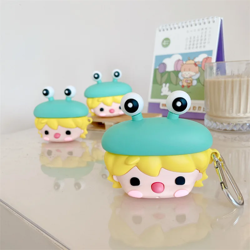 

Creative Cartoon Frog Boy AirPods 3 Case Apple AirPods 2 Case Cover AirPods Pro Case IPhone Earphone Accessories Air Pod Case