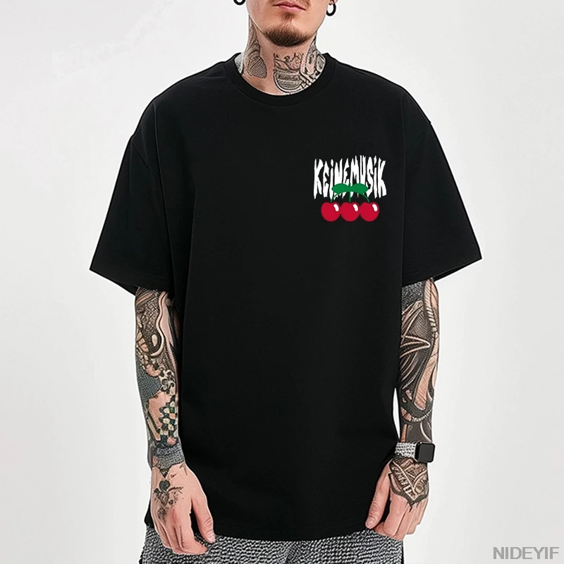 Летняя футболка Keinemusik x Pacha для мужчин и женщин модная уличная хлопковая с
