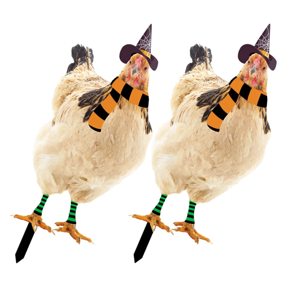 

Garden Animal Insert Stake Lawn Ornament Decoration Chicken Pumpkin Decorations