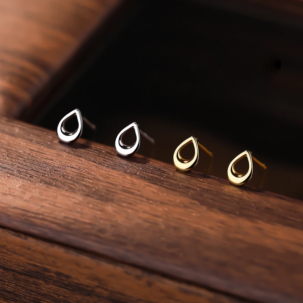 La Monada женские серьги из серебра 999 пробы чистое серебро для пирсинга ушей - Цена: 303