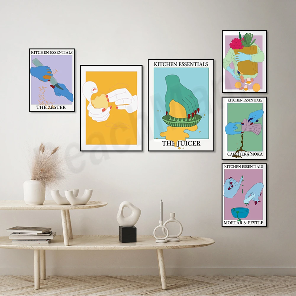 Постер для кофе постер ступы и пестика рук с фруктами лемонсом бананом