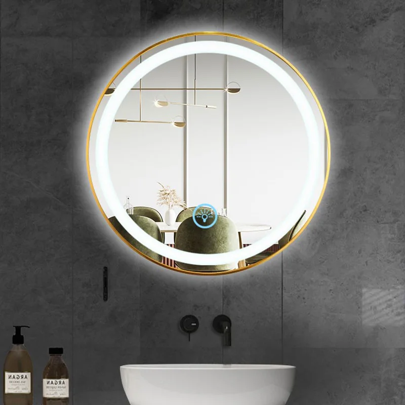 

Design Jeweler Mirror Makeup Hairdressing Aesthetic Dressing Table Mirror Shaving Safety Espelho Inteligente Bathroom Fixtures